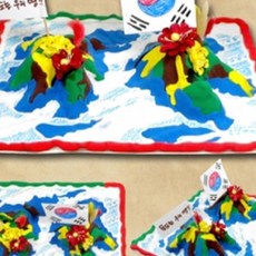 독도는 우리땅 부조 만들기 칼라클레이, 1개