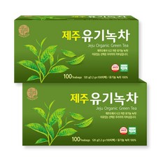 우리차 제주 유기녹차, 1.2g, 100개입, 2개
