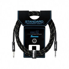 Ibanez SI10 Woven 3米編織皮 10ft 導線 多色款 電吉他導線 吉他導線 原廠公司貨, 黑綠 SI10 BG Woven, 1個
