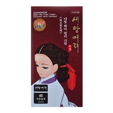 새앙머리 한방 다빛 염모제, 1개, 4S (진한갈색)