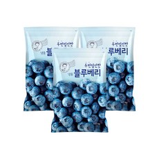 [자연원] 두번엄선한 냉동 블루베리 1.13kg, 3개