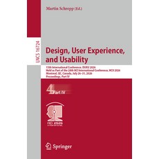 (영문도서)Design User Experience and Usability: 15th International Conference Duxu 2026... Paperback, Springer, English, 9783032300850