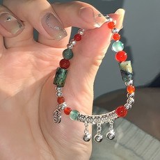 新中式手串 清冷復古民族風 福牌腕鈴 手飾 國風鈴鐺 小衆古風手鍊