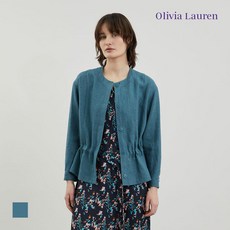 [올리비아로렌] 라운드넥 린넨자켓_VOCFU4M3121