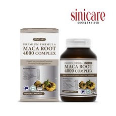 시니케어 마카루트 4000 포맨 고함량120정_1개 2개_SINICARE MacaRoot 4000 Complex 120S[원산지 호주], 1개, 120정