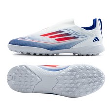 아디다스 쥬니어 F50 화이트 리그 로우 TF 풋살화 실내