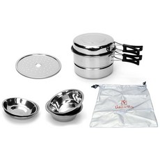 [서원상사] 1-2인용 미니코펠 3종, {"선택":"퀸센스 스텐코펠 8P"}, 1개