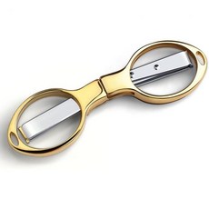 접이식 가위 TSA 준수 및 휴대용 컴팩트하고 안전한 여행용 스테인리스 스틸 1개, 1 Pc