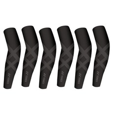 YONEX 羽毛球印花袖套 3雙, 尤尼克斯黑色 3套