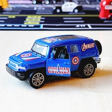 【台灣出貨】雙開門合金警車跑車模型 警車玩具 合金車模 仿真模型車, 英雄吉普 - 藍色, 1個