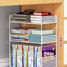 책상밑수납장 식탁 수납함 아래 3단 책장 책상 이동식, E. 흰색 3층 대형 플로어 스타일, E. 흰색 3층 대형 스타일