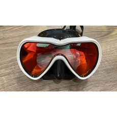 游龍潛水 MR.DIVING 潛水面鏡 單面鏡 反光面鏡, 白色