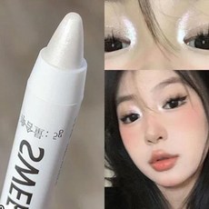 섀도우 반짝이 매트 하이라이터 스틱 코너 메이크업 진주 빛 방수 지속되는 라이너 누에 펜 화장품, [01] C02