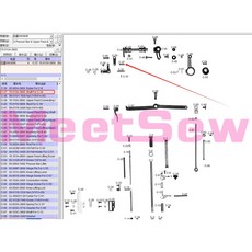 SUNSTAR SEWING PIN KM-380 C-37 15-013A-3800 상부 피드 노루발은 커넥팅 로드 샤프트 GP-를 연결합니다 044047 -00, 1개