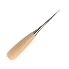 가죽공예 도구 공구 원형 우드 송곳, 1개