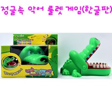 리얼세일(Realsale) 정글속 악어 룰렛게임 악어이빨룰렛 악어게임 복불복게임 복불복 룰렛, 6개