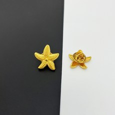 海星造型胸針 創意領針徽章 服飾包包帽子裝飾, R274, 1個
