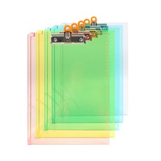 문화 스탠딩 스프링 클립보드 A4 F913N-7, 연두색, 1개