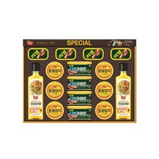 [명절 선물] 건강요리유 480ml 2병 / 살코기참치 135g 6캔 / 리챔더블라이트 200g 4캔 / 리챔 120g 4캔 선물 세트, 1세트