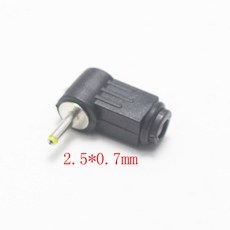 1/2/5Pcs 직각 DC 전원 케이블 2.5x0.7mm 플러그 커넥터 연장선, 1개