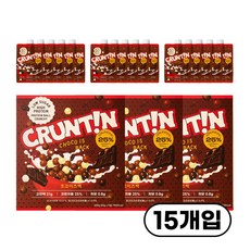 [본사공식몰] 크런틴 단백질쉐이크 초코이즈백 크런치볼 25% 당 0g대, 250g, 3박스