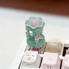 다사그레이 피규어키캡 귀여운선물 피규어장식, 1개, 그린