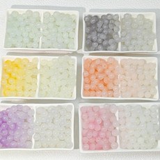 UV 자외선 비즈 구슬 색상변화 팔찌 목걸이 만들기 DIY 재료, 25개