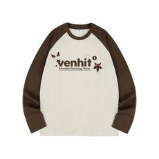 브랜드정품 벤힛 VENHIT Check Star 레글런 롱슬리브 352014