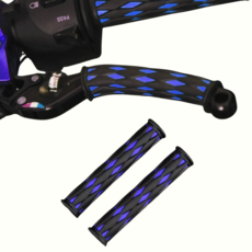 브레이크레버그립 실리콘고무 브레이크손잡이 미끄럼방지 3컬러, 1세트, 블루