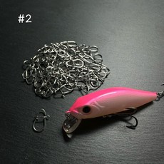 ZOOM 葫蘆型別針 釣魚快速連接環, 1個, #2