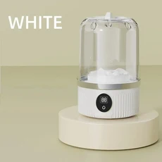 1L 무선 휴대용 미니 세탁기 탈수 버킷 속옷 양말 브라 여행용 가정용 소형, 02 White 5, 08 E