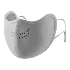 방풍 얼굴 가리개 방한 통기성 반면 야외 스키 오토바이 타기 달리기 하이킹용, 3. Gray