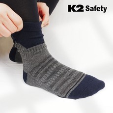 K2 통풍 기능성 양말, 5세트, 다크그레이