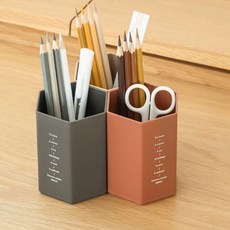 도매로만 육각 연필꽂이 색연필꽂이 chl+22515Gh, 화이트