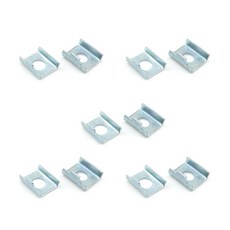 ZYAMY 10PCS 자전거 스태빌라이저 수직 브래킷 위치 지정 장착 플레이트 스페이서 2 m 사이드 보조 고무 깜박임 무음