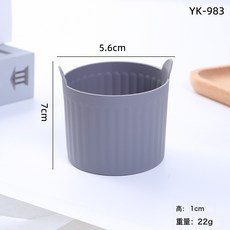 DFMEI 爆款家用加厚食品級硅膠烘焙烤盤蛋糕杯蛋糕模具空氣炸鍋烤杯, 1個, YK-983灰色:如圖