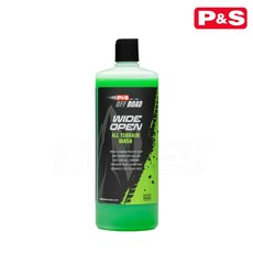 【HoJ】P&S WIDE OPEN 全地形超濃縮泡沫中性洗車精 (32oz/1加侖), 1個, 單瓶32oz, 單瓶32oz
