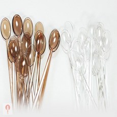 미니 머들러 13cm 20ps 내열 내냉 국산 디저트, 브라운
