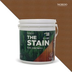 노루페인트 더스테인 3.5리터 무광 친환경 수성스테인 내부 외부 목재용 방부목 원목, 초코, 3.5L, 1개