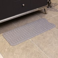 반야스토리 욕실 미끄럼방지 매트 흡착식 논슬립 샤워부스 욕조, 1개, 그레이(40*100cm)