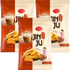 리치 진주 골드 쌀과자 구운소고기 후추맛, 3개, 134g