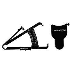 脂肪厚度測量 皮脂鉗 體脂夾 測量工具, 1個, 體脂夾（黑色 含皮尺）