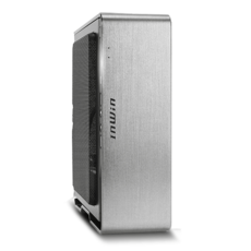 InWin 迷你ITX 電腦機殼 鋁合金外殼 內建200W金牌電源, 1個, Chopin Max 银