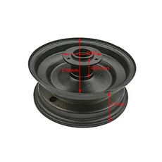 고카트 ATV 잔디 예초기 휠 허브 타이어 ATV 3 홀 진공 림 145/70-6 13x5.00-6 13x6.50-6 타이어 사용 110-, 02 6-inch  hub