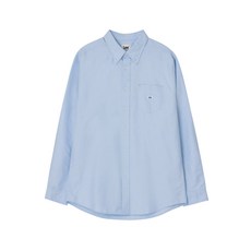 매장정품 리 LEE 옥스포드 포켓 셔츠 블루 LE2403SH01BL 659707