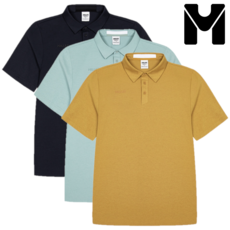 밀레 [MILLET] 남자 여름 컬러감이 예쁜 기능성 냉감 일상 시원한 반팔 카라 티셔츠