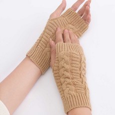 꽈배기 니트 핸드 워머 겨울 손등 암 워머 손토시 han+877Ek