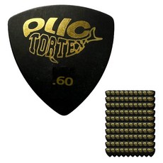 검정 (100P) 삼각 pdAt157 통기타피크 0.6mm 악기피크 [BXJ81612], 본상품