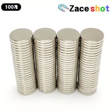 ND 지름 15mm x 두께 2mm 네오디움 원형자석 [제이스샷], D15*2T, 100개