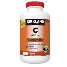 Kirkland 科克蘭 C 1000mg錠, 500 件, 1個, 500顆